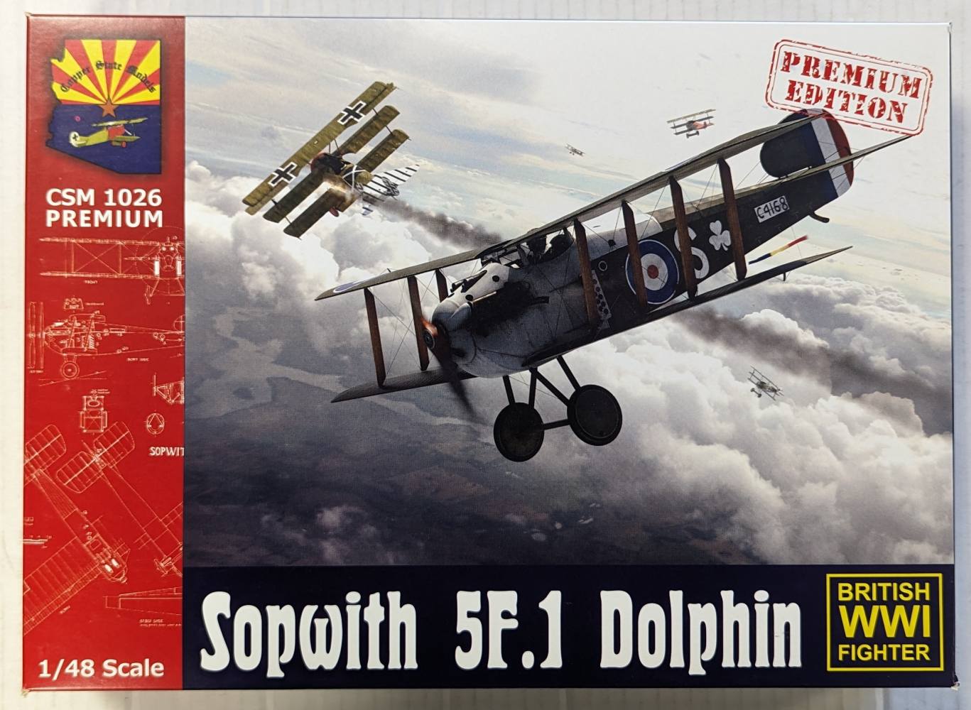 COPPER STATE MODELS 1026 premium SOPWITH 5F.1 DOLPHIN PREMIUM EDITION Aircraft Model Kits