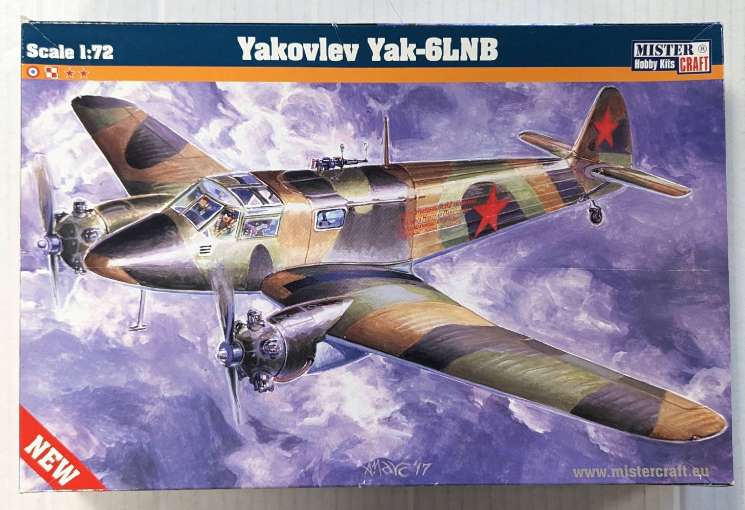 MISTERCRAFT 040291 YAKOVLEV YAK-6LNB Aircraft Model Kits