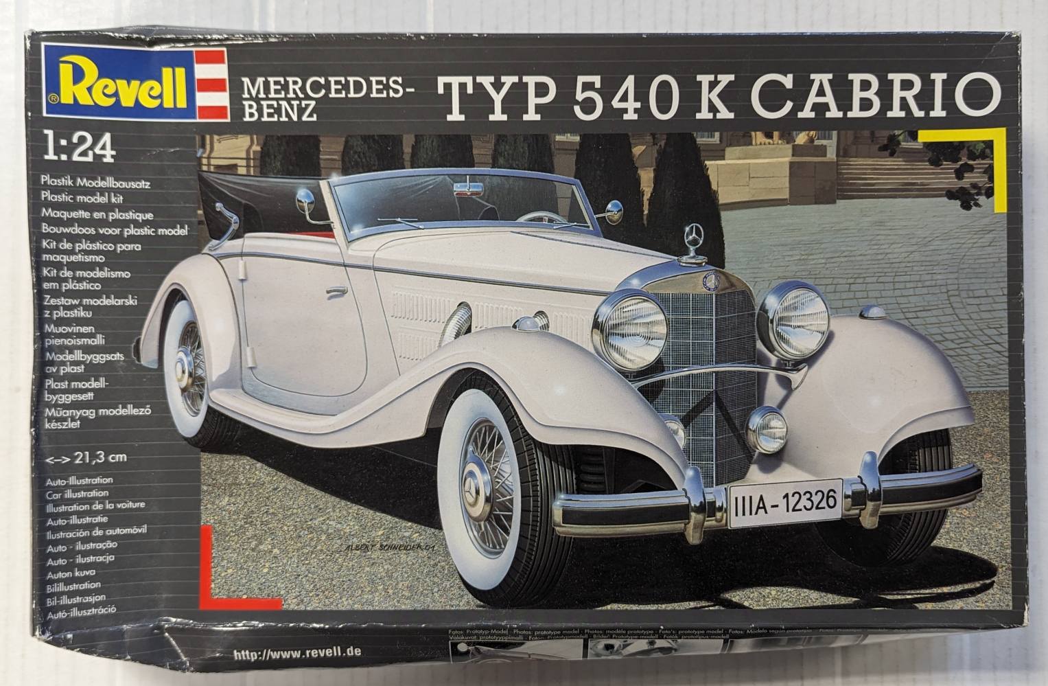 REVELL 07393 MERCEDES BENZ TYP 540K CABRIO Cars, Motorbikes & Trucks Model kits