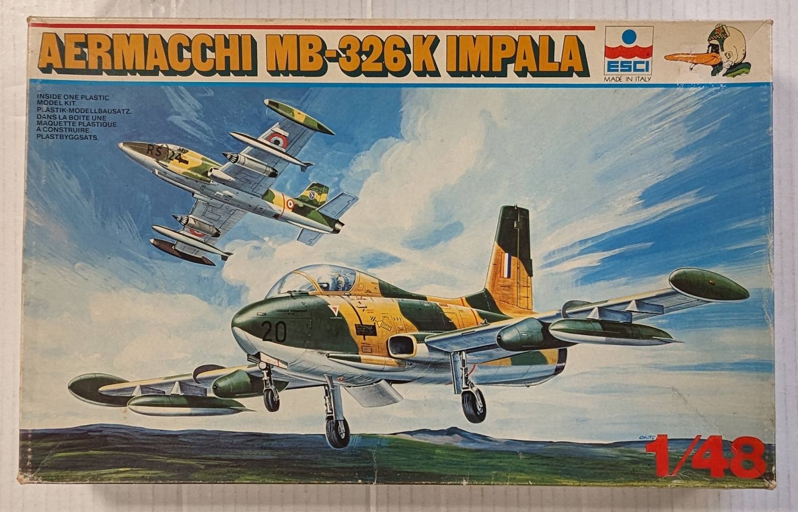 ESCI Aircraft Model Kits 4060 AERMACCHI MB-326K IMPALA