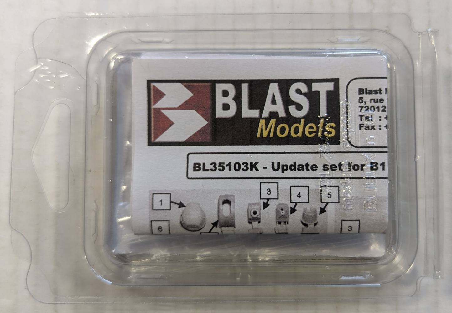 BLAST 350103 UPDATE SET FOR B1 BIS FRENCH VERSION Conversion Sets