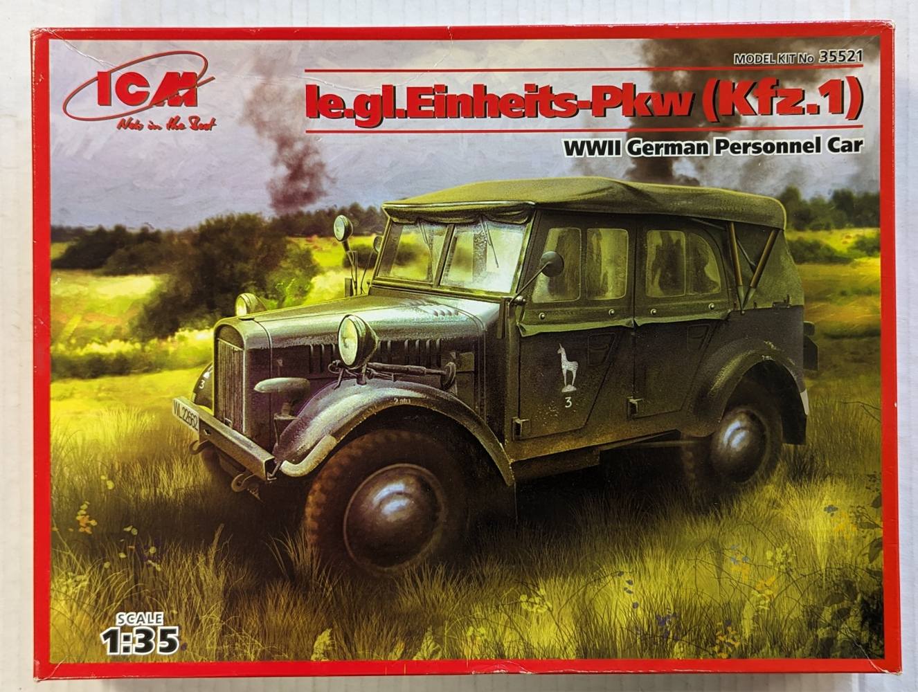 ICM 35521 LE.GL EINHEITS PKW KFZ.1 Military Model Kits