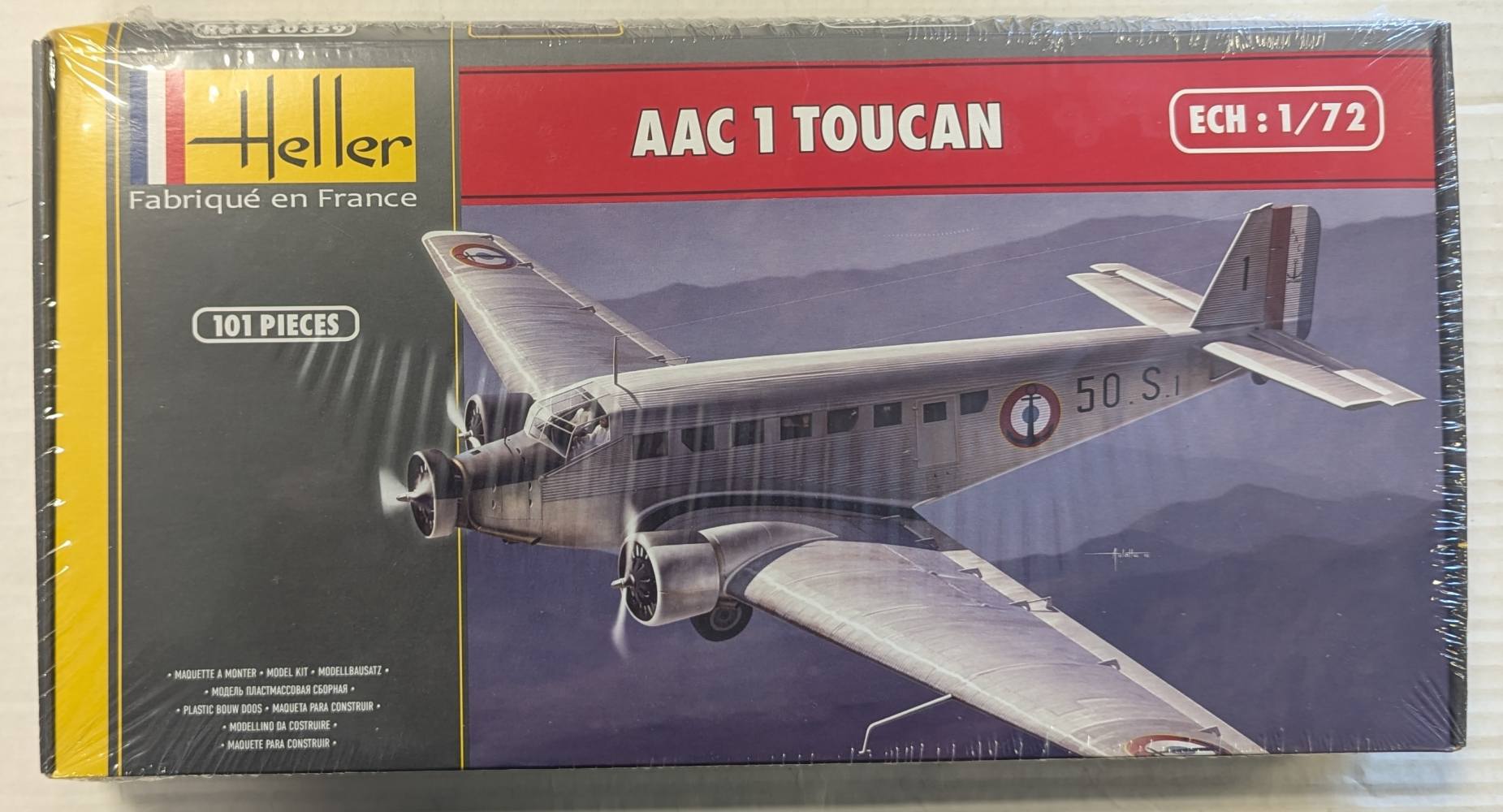 HELLER 80359 AAC 1 TOUCAN Aircraft Model Kits