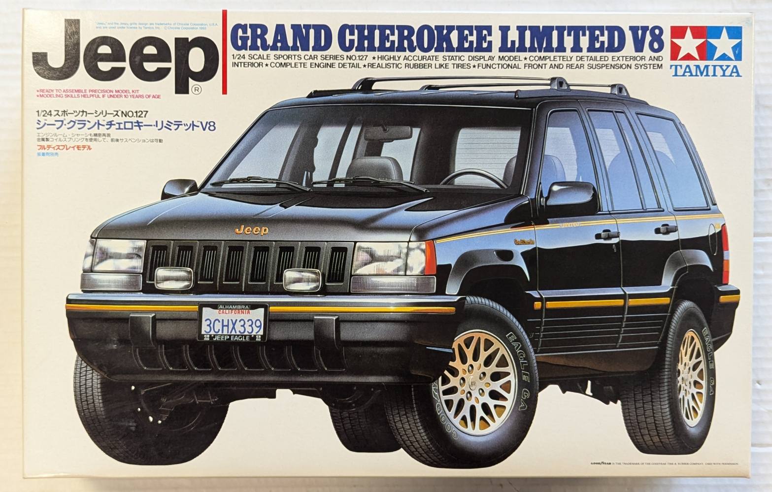 TAMIYA 24127 GRAND CHEROKEE LIMITED V8 Cars, Motorbikes & Trucks Model kits