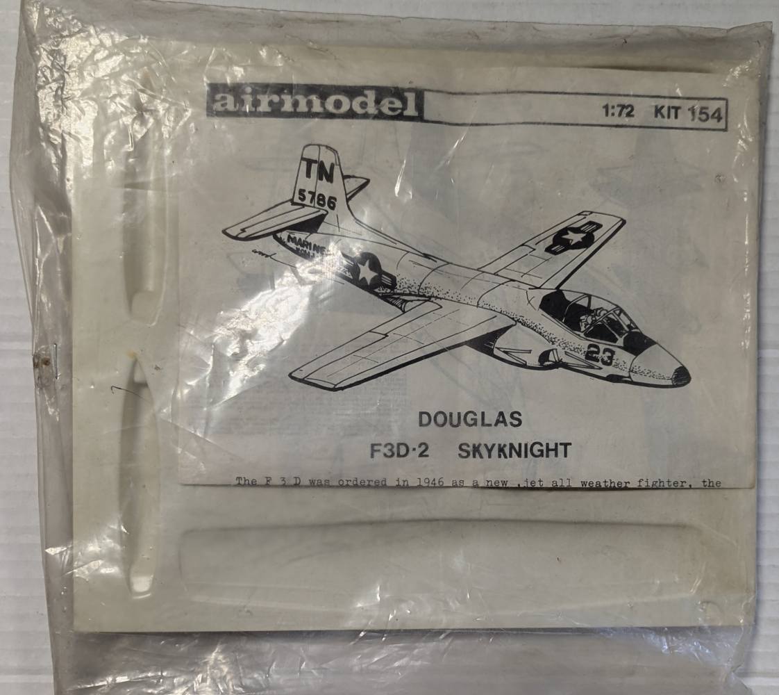 AIRMODEL AIRMODEL 154 DOUGLAS F3D-2 SKYNIGHT Aircraft Model Kits