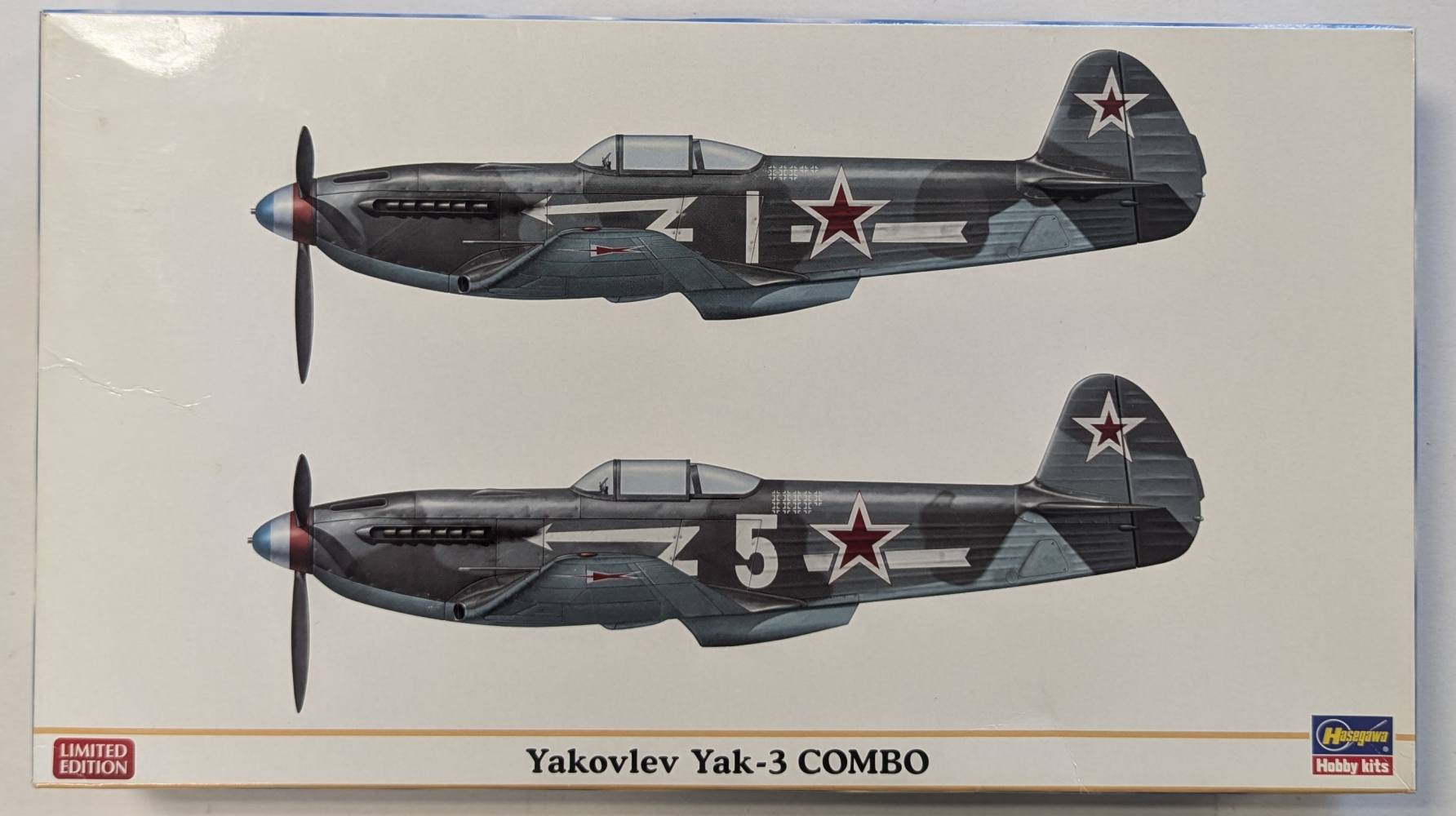 HASEGAWA 01938 YAKOVLEV YAK-3 COMBO Aircraft Model Kits