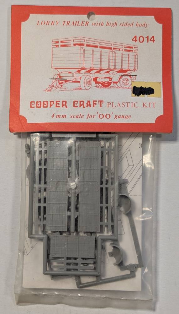 COOPER CRAFT 4014 LORRY TRAILER WITH HIGH SIDED BODY Cars, Motorbikes & Trucks Model kits