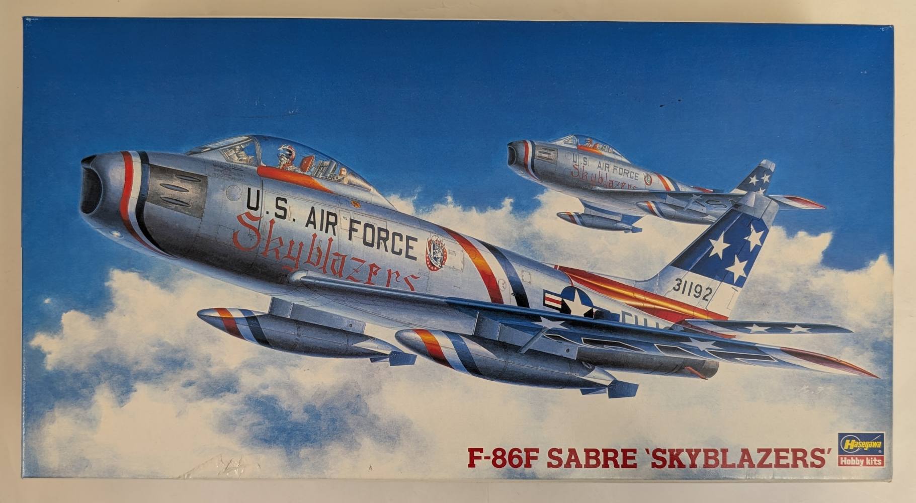 HASEGAWA PT116 F-86F SABRE SKYBLAZERS Aircraft Model Kits