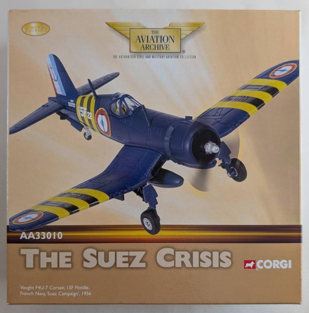 CORGI AA33010 vought f4u-7 THE SUEZ CRISIS Aircraft Model Kits
