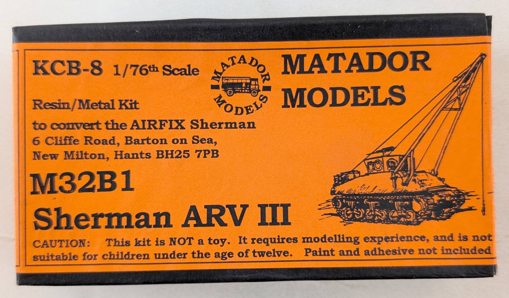 MATADOR MODELS M32B1 SHERMAN ARV III Military Model Kits