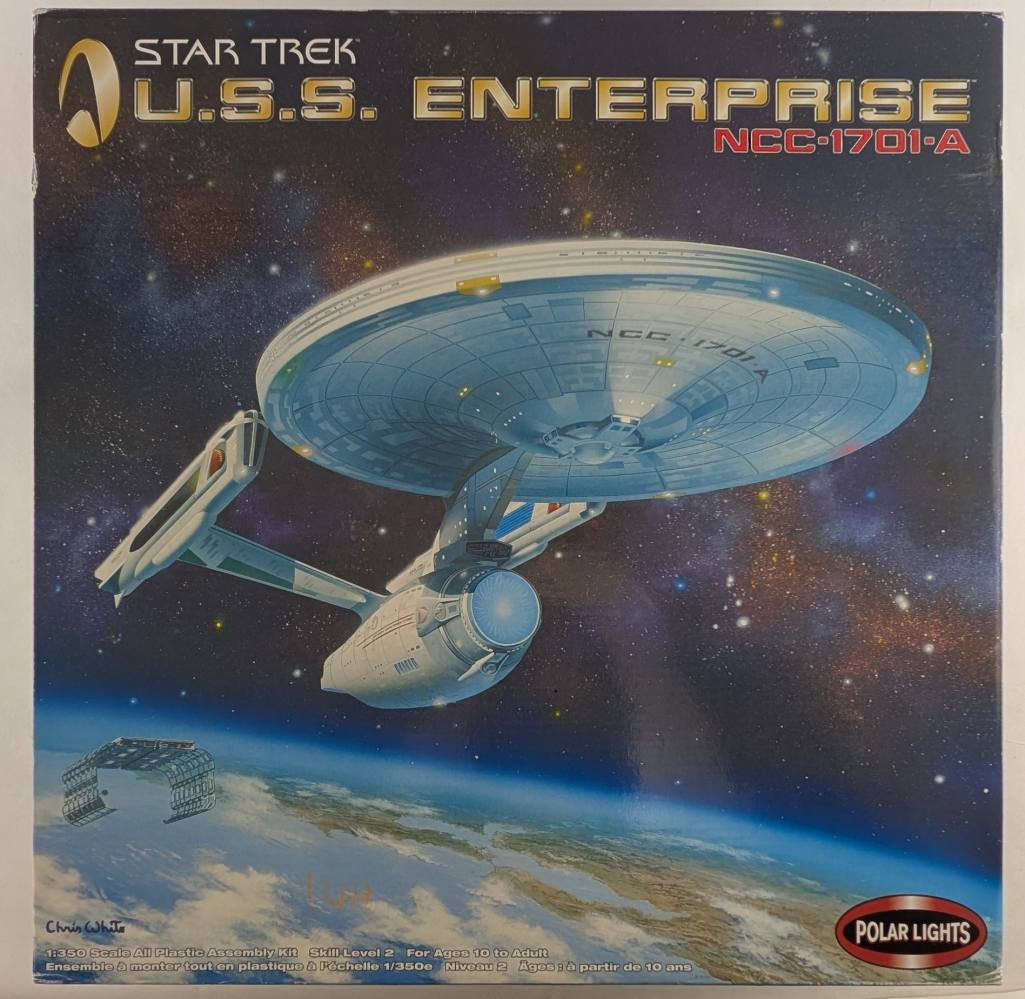 POLAR LIGHTS  4204 USS ENTERPRISE NCC-1701-A  UK SALE  ONLY  Film & TV models