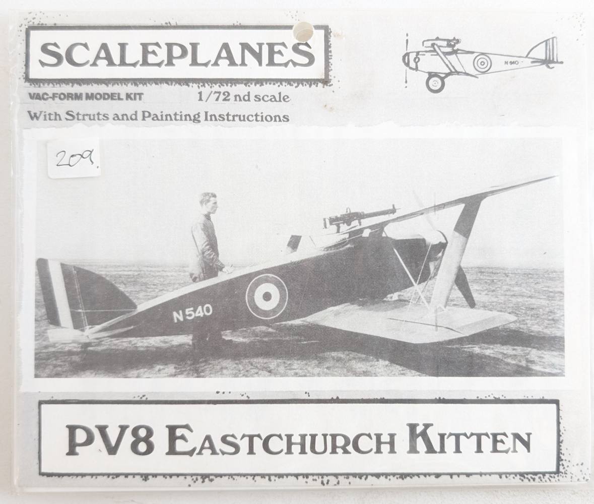 SCALEPLANES PV8 EASTCHURCH KITTEN Aircraft Model Kits