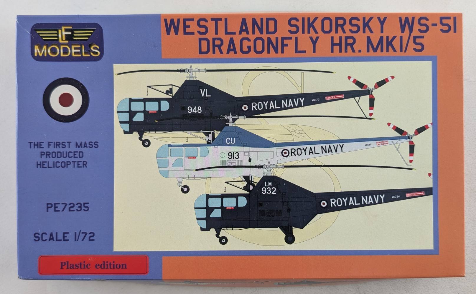 LF 7235 WESTLAND SIKORSKY WS-51 DRAGONFLY HR.MK./5 Aircraft Model Kits
