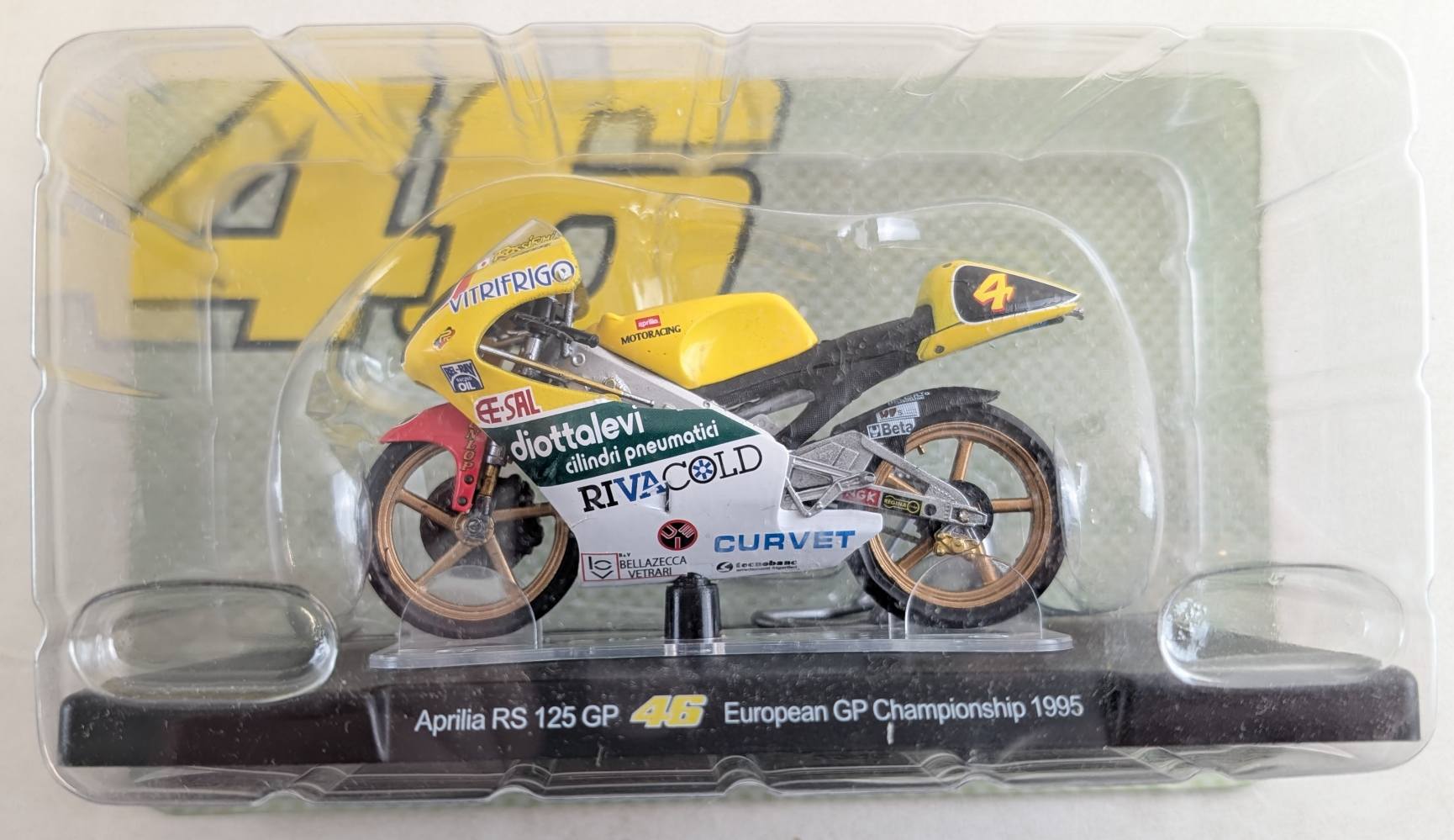 UNKNOWN MAKE APRILIA RS 125 GP EUOPEAN GP CHAMPIONSHIP 1995 - VALENTINO ROSSI Cars, Motorbikes & Trucks Model kits