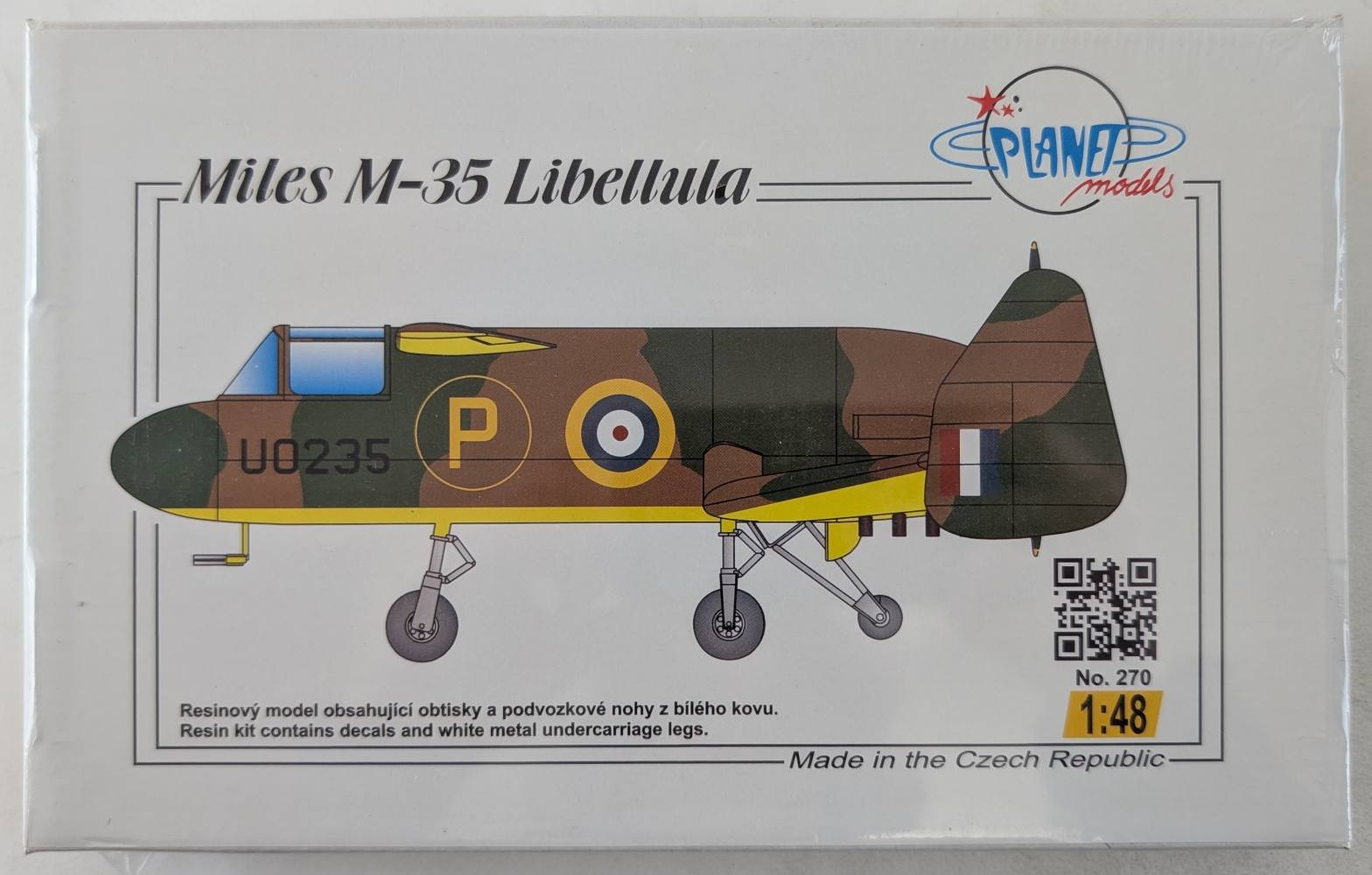 PLANET MODELS 270 MILES M-35 LIBELLULA Aircraft Model Kits