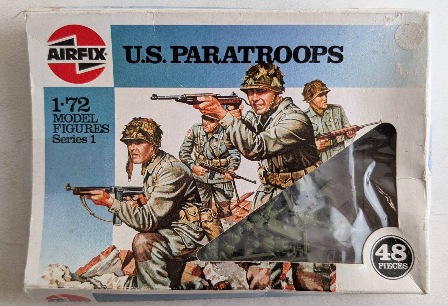 AIRFIX 01751 U.S. PARATROOPS window box Model Figures