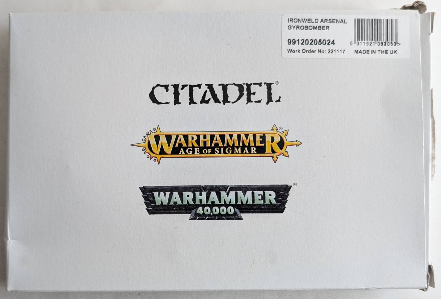 GAMES WORKSHOP WARHAMMER AGE OF SIGMAR IRONWELD ARSENAL GYROBOMBER
