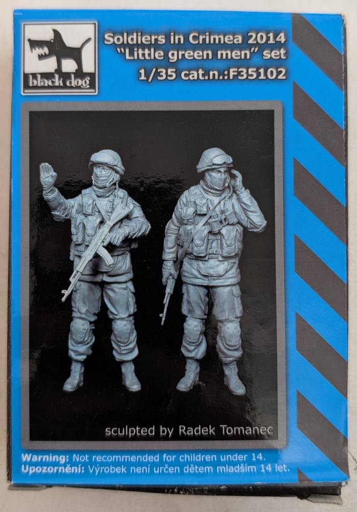 BLACK DOG 35102 SOLDIERS IN CRIMEA 2014 russian invaders little green men Model Figures