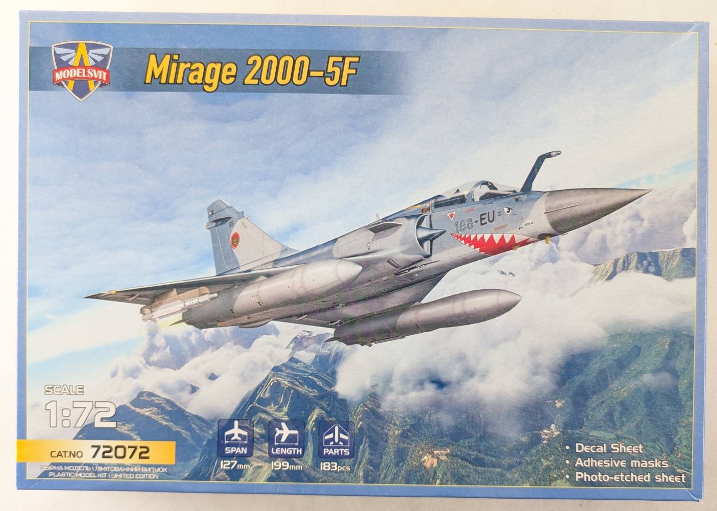 MODELSVIT 72072 MIRAGE 2000-5F Aircraft Model Kits
