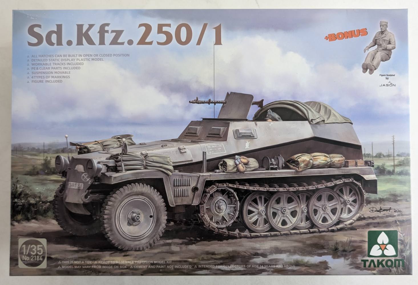 TAKOM 2184 SD.KFZ.250/1 Military Model Kits