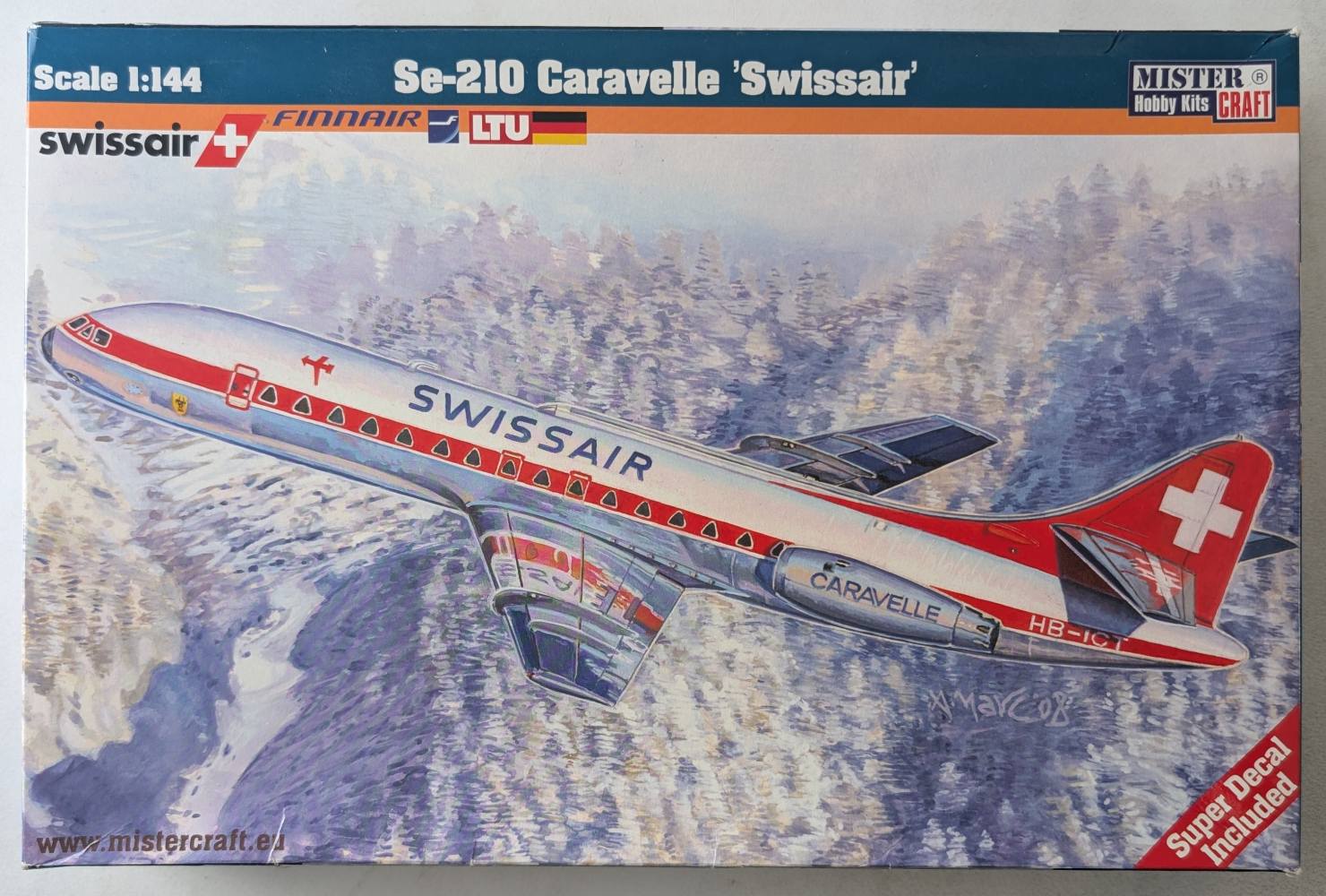 MISTERCRAFT 040482 SE-210 CARAVELLE SWISSAIR Aircraft Model Kits