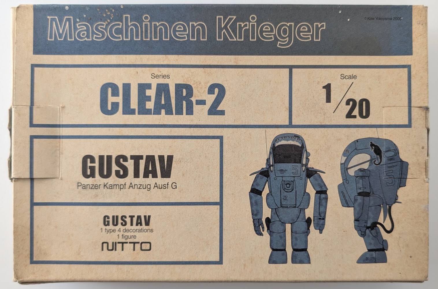 NITTO 20002 GUSTAV PANZER KAMPF ANZUG AUSF G Military Model Kits
