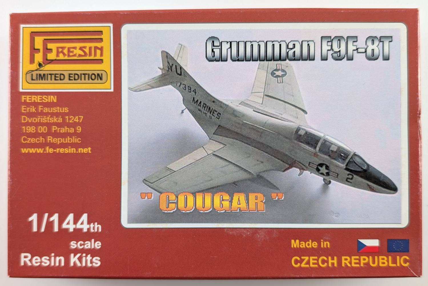 FE RESIN 144052 GRUMMAN F9F-8T COUGAR Aircraft Model Kits