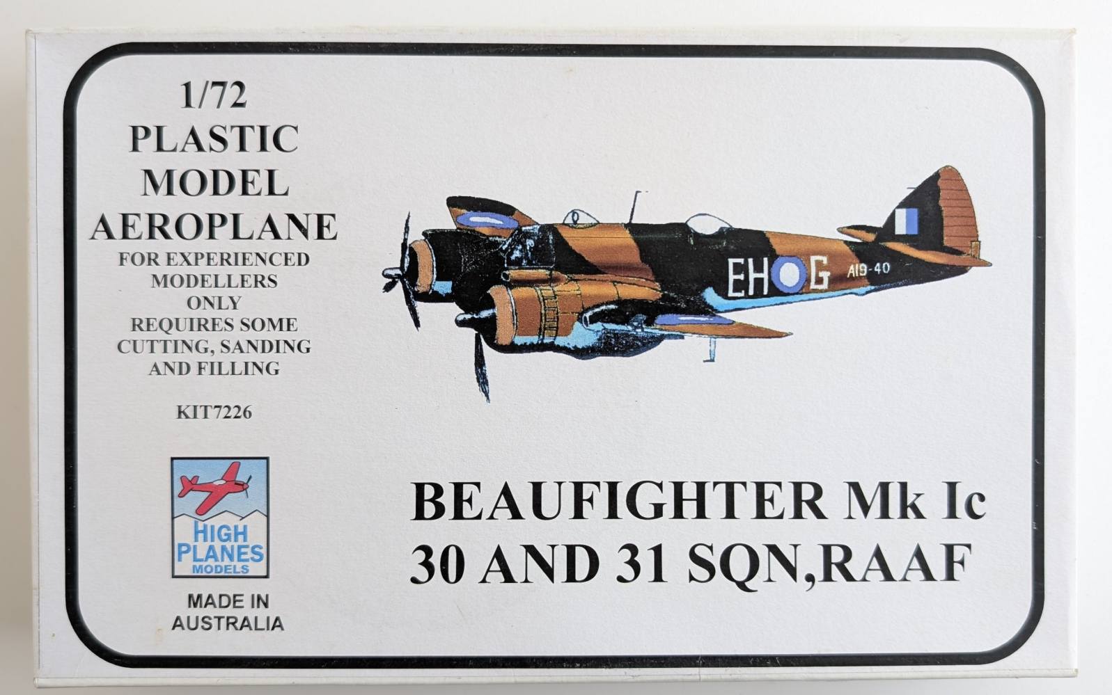 HIGHPLANES 7226 BEAUFIGHTER MK IC RAAF Aircraft Model Kits