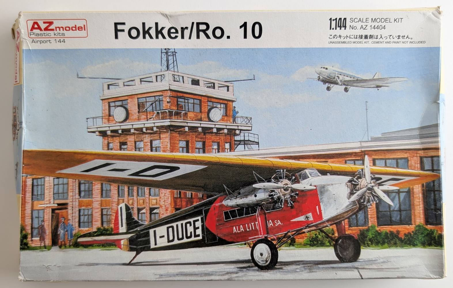 AZ MODEL 14404 FOKKER/RO.10 Aircraft Model Kits