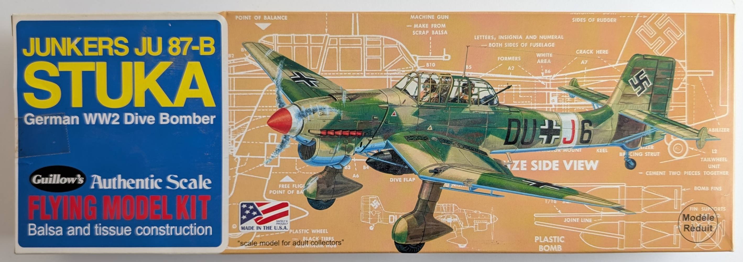 GUILLOWS 508 STUKA DIVE BOMBER Aircraft Model Kits