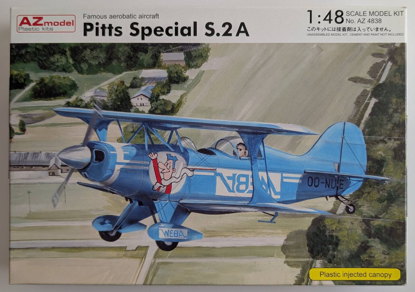 AZ MODEL 4838 PITTS SPECIAL S.2A Aircraft Model Kits