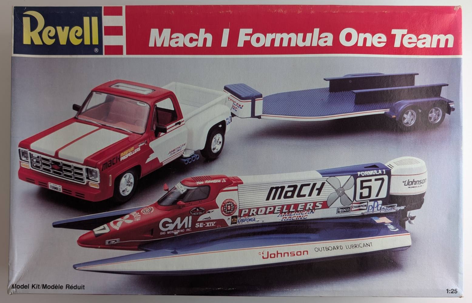 REVELL 7240 MACH I FORMULA ONE TEAM Cars, Motorbikes & Trucks Model kits