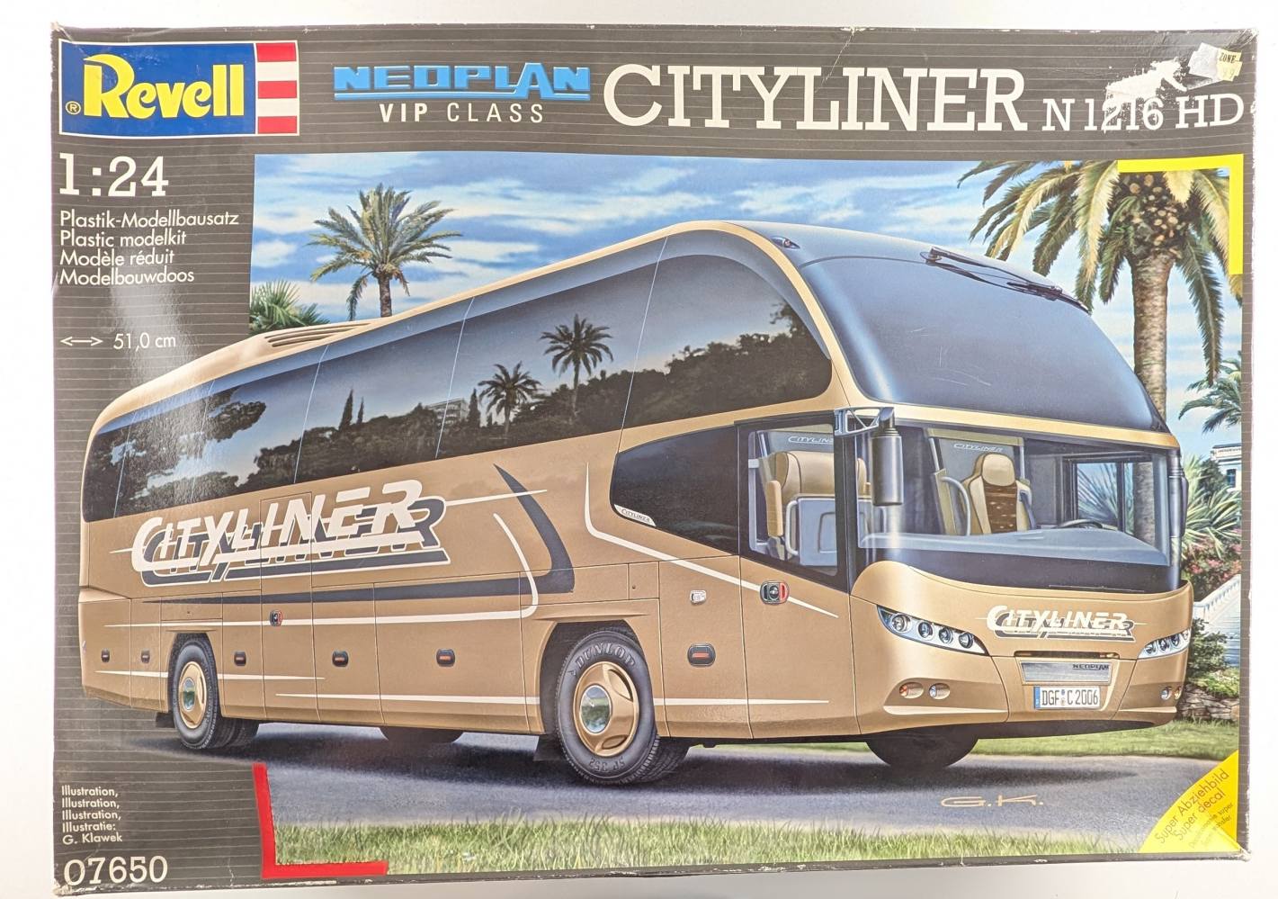 REVELL 07650 NEOPLAN VIP CLASS CITYLINER N 1216 HD UK SALE ONLY Cars, Motorbikes & Trucks Model kits