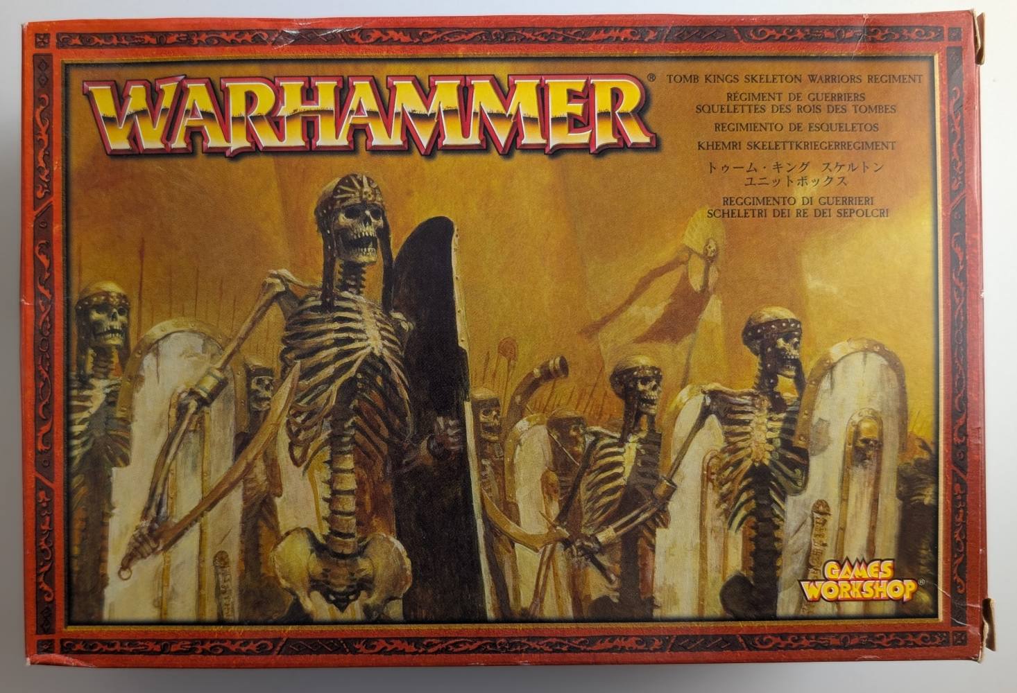 GAMES WORKSHOP WARHAMMER TOMB KINGS SKELETON WARRIORS REGIMENT Wargames Model Kits
