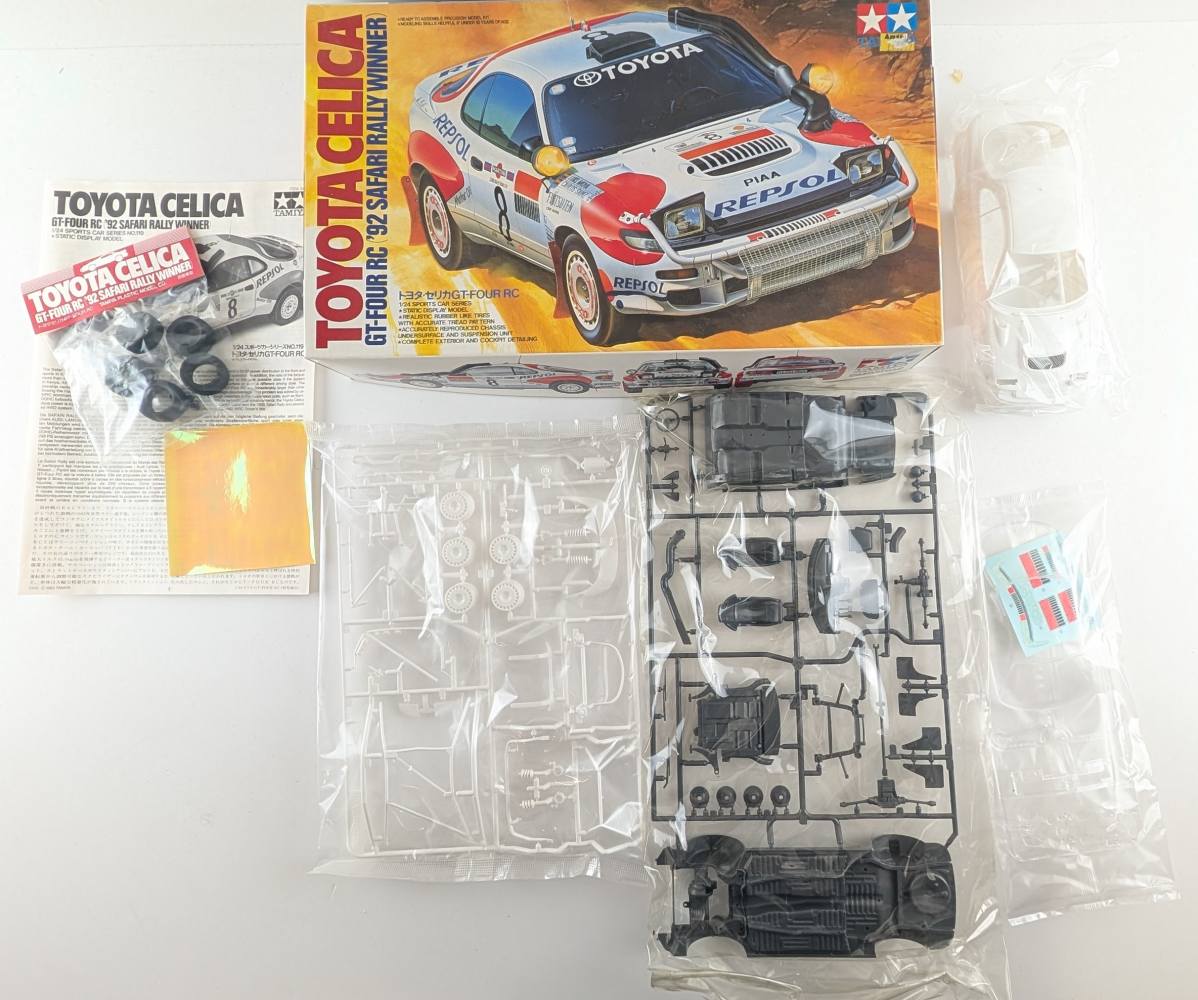 KINGKIT MODEL SCRAPYARD TAMIYA 24119 TOYOTA CELICA GT-FOUR RC CRACKED DECALS Salvage Yard