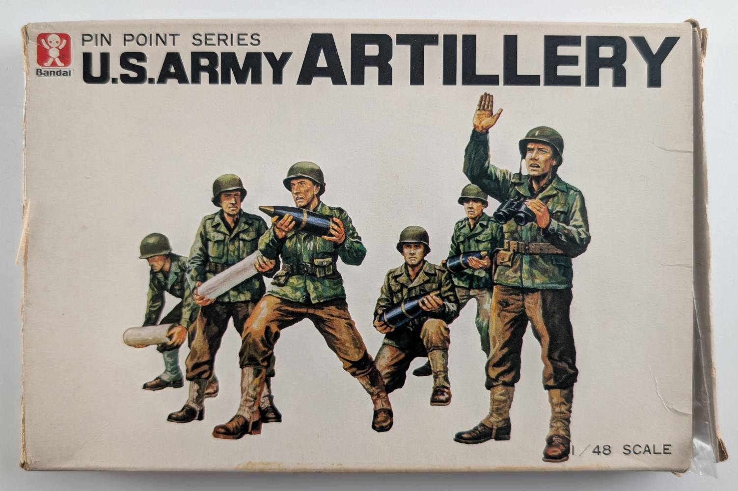 BANDAI 8286 U.S. ARMY ARTILLERY Model Figures