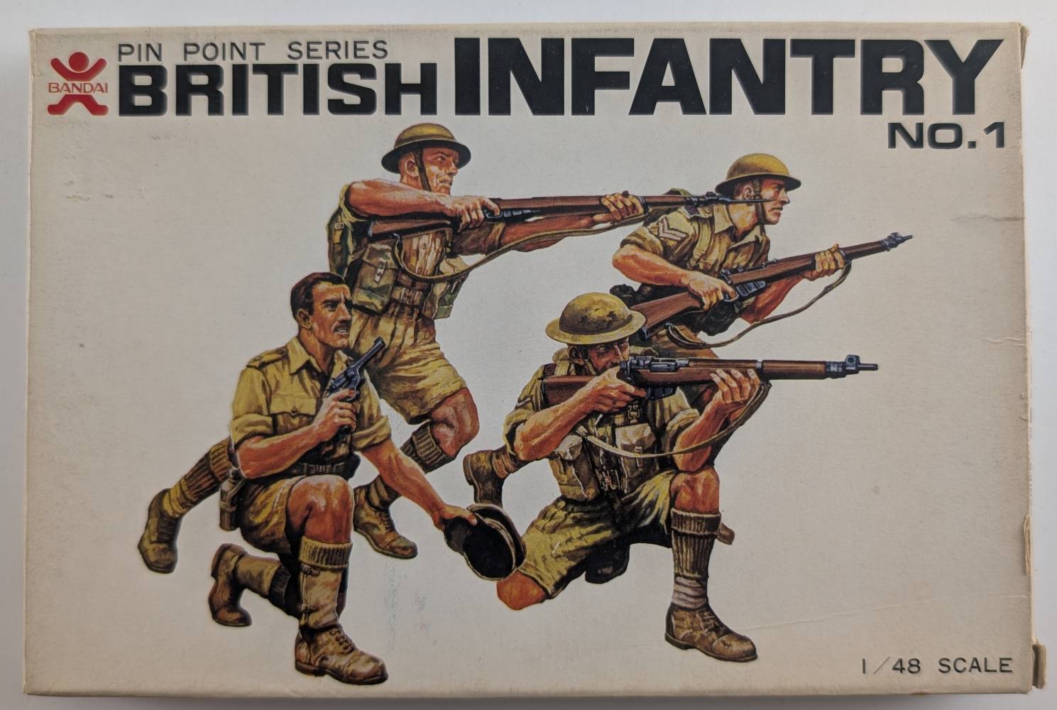 BANDAI 8365 NO.1 BRITISH INFANTRY Model Figures