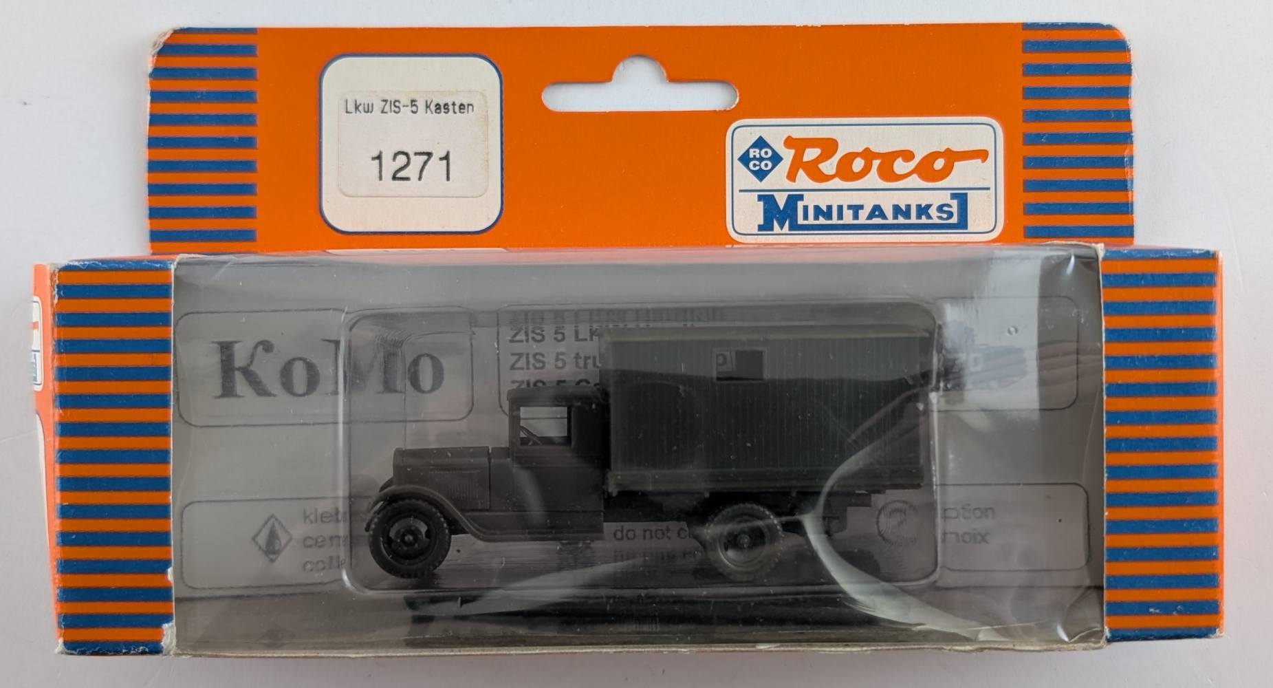 ROCO 1271 LKW ZIS-5 KASTEN Military Model Kits