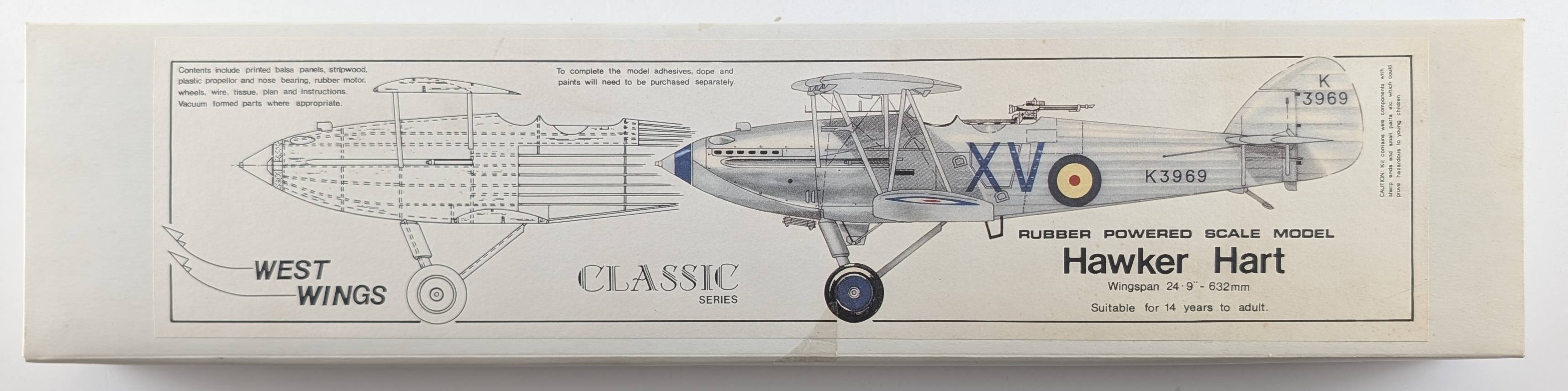 WEST WINGS WW09 HAWKER HART Aircraft Model Kits