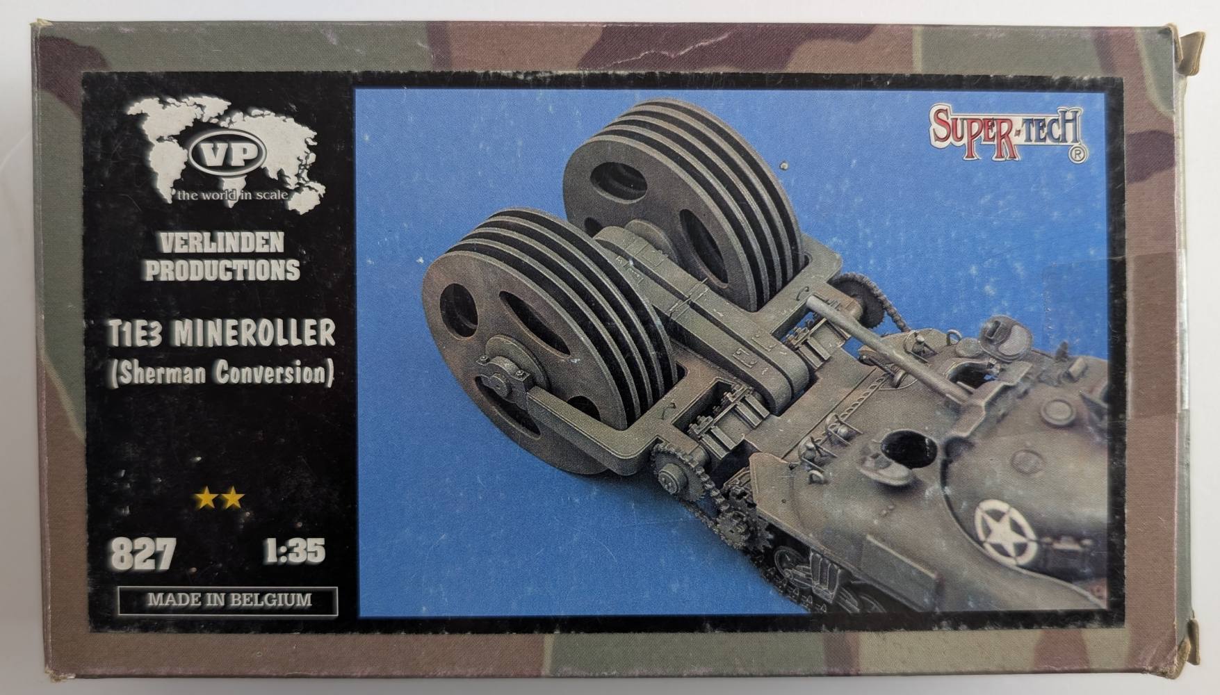 VERLINDEN PRODUCTIONS 827 T1E3 MINEROLLER SHERMAN CONVERSION Conversion Sets
