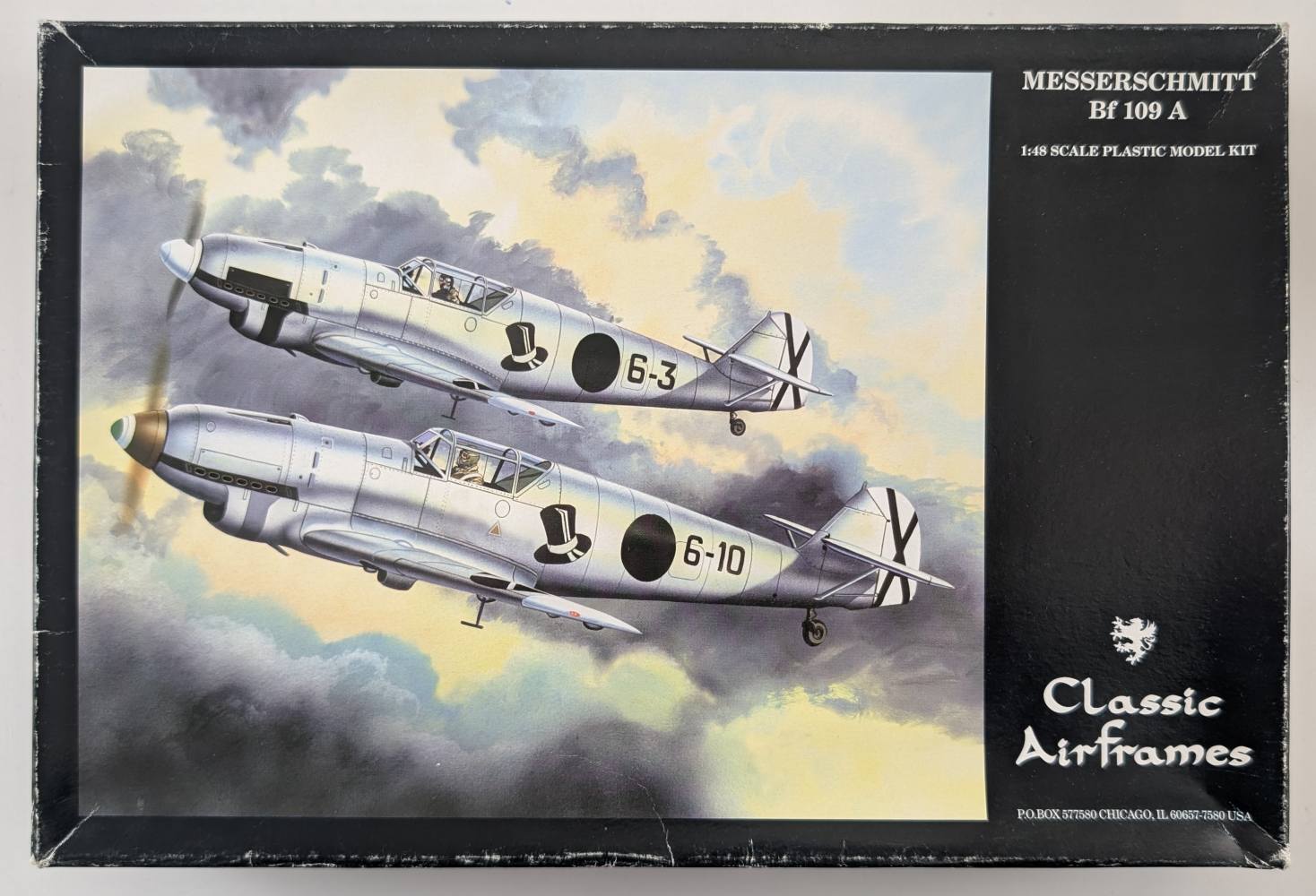 CLASSIC AIRFRAMES 4123 MESSERSCHMITT BF109A Aircraft Model Kits
