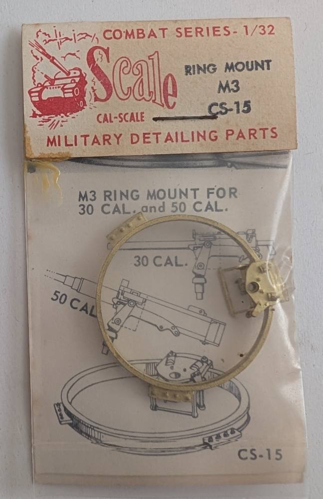 CAL SCALE CS-15 M3 RING MOUNT FOR 30 CAL AND 50 CAL Conversion Sets