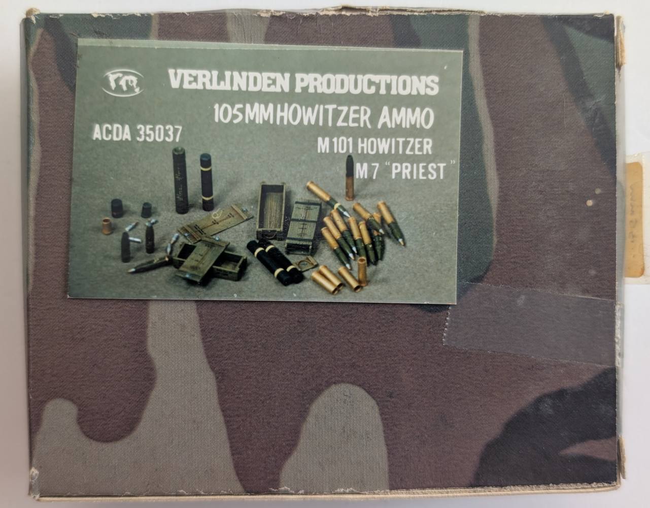 VERLINDEN PRODUCTIONS 35037 105MM HOWITZER AMMO M101 HOWITZER M7 PRIEST Military Model Kits