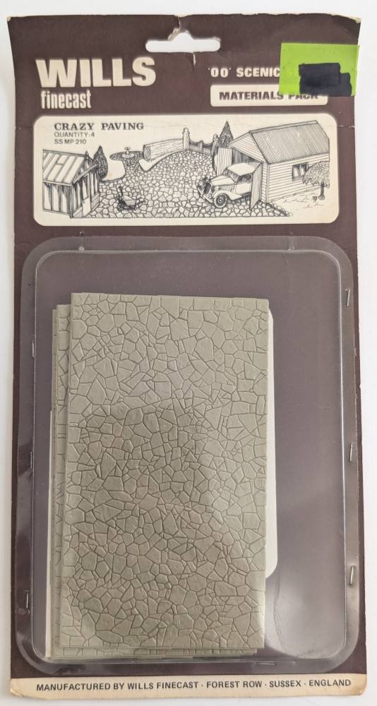 WILLS smp210 CRAZY PAVING Scenery