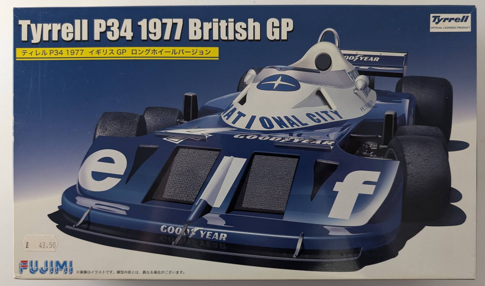 FUJIMI GP59 TYRRELL P34 1977 BRITISH GP Cars, Motorbikes & Trucks Model kits