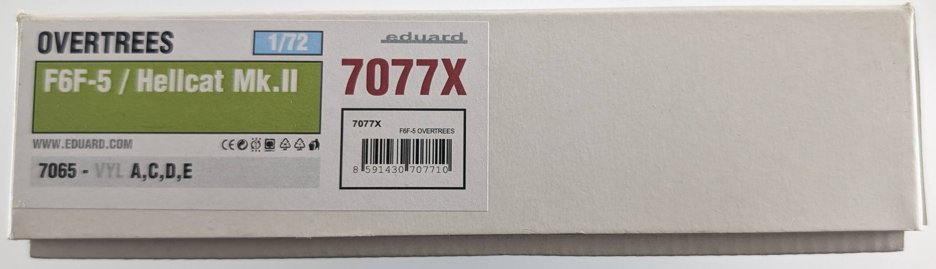 EDUARD 7077X F6F-5 HELLCAT MK II Aircraft Model Kits