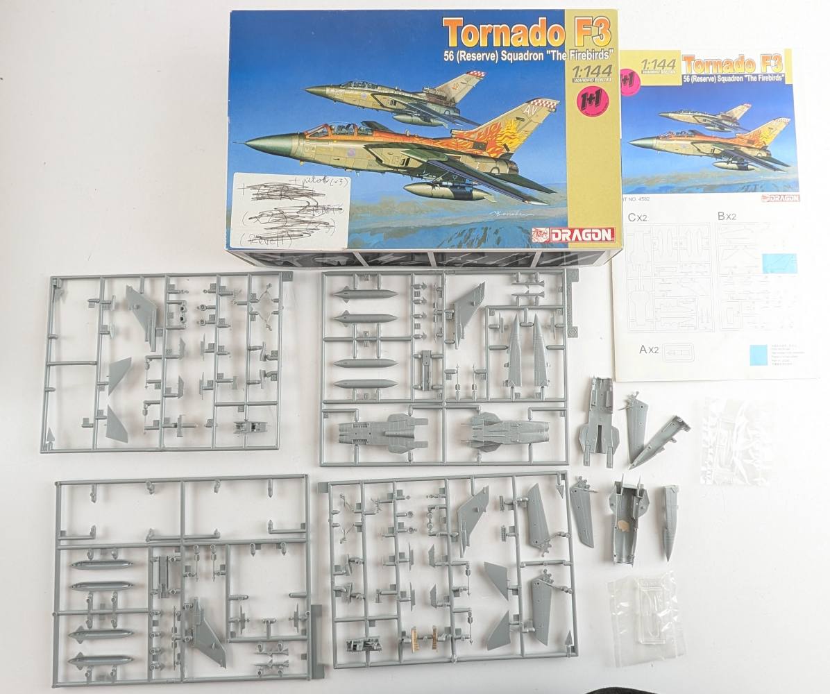 KINGKIT MODEL SCRAPYARD DRAGON 4582 TORNADO F3 STARTED Salvage Yard