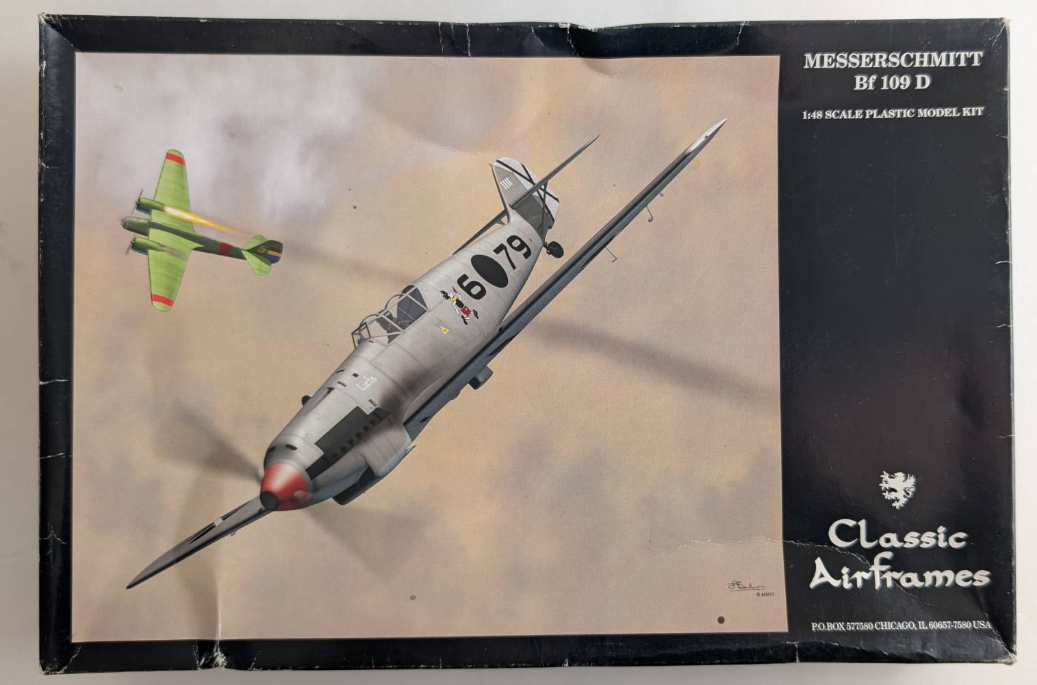 CLASSIC AIRFRAMES 4134 MESSERSCHMITT BF 109D Aircraft Model Kits