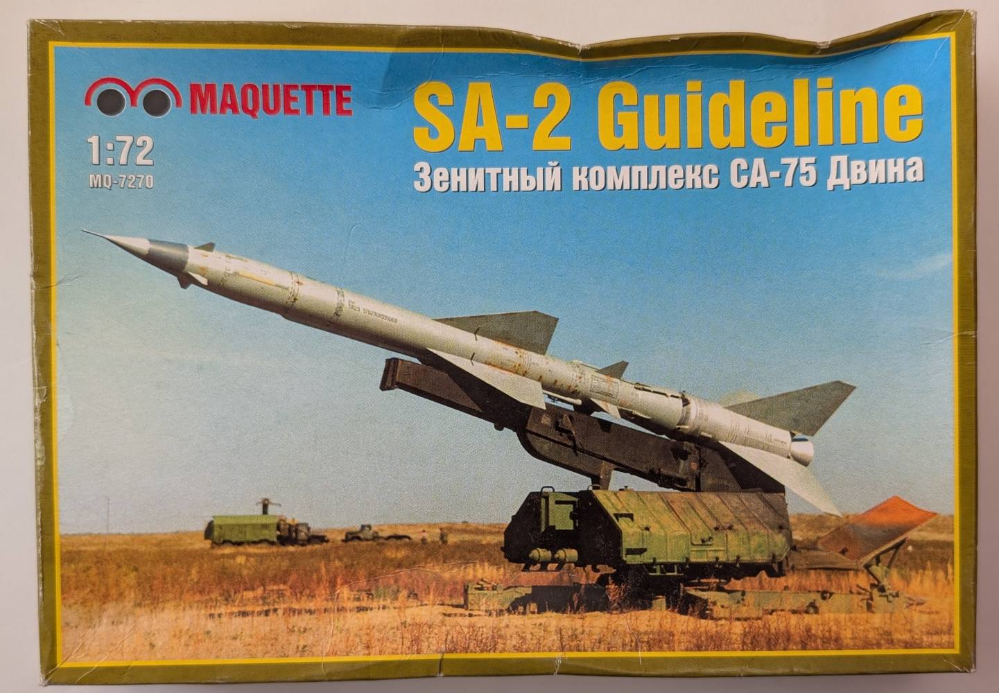 MAQUETTE 7270 SA-2 GUIDELINE Military Model Kits