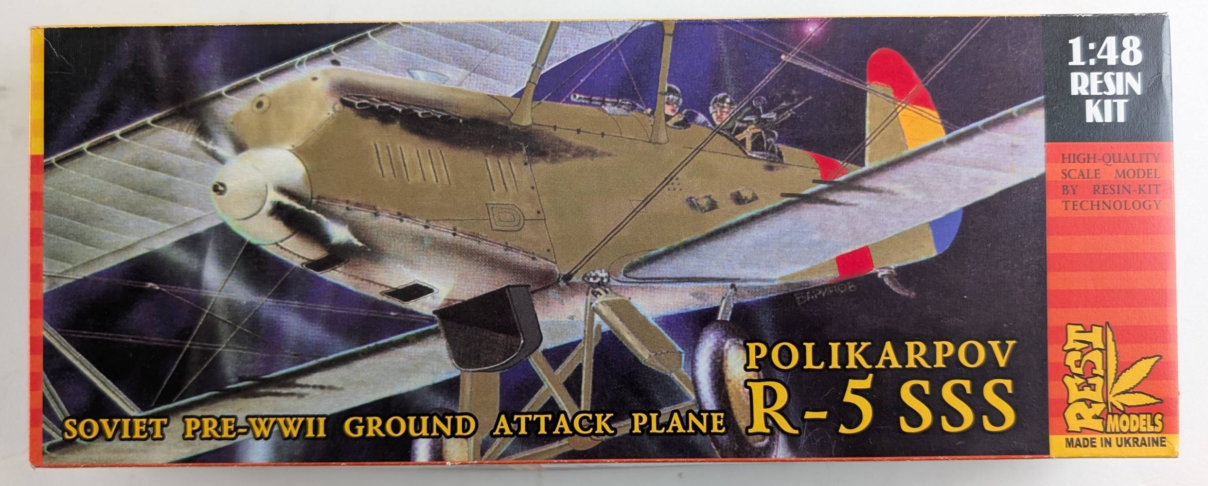 REST MODELS 4804 POLIKARPOV R-5 SSS Aircraft Model Kits